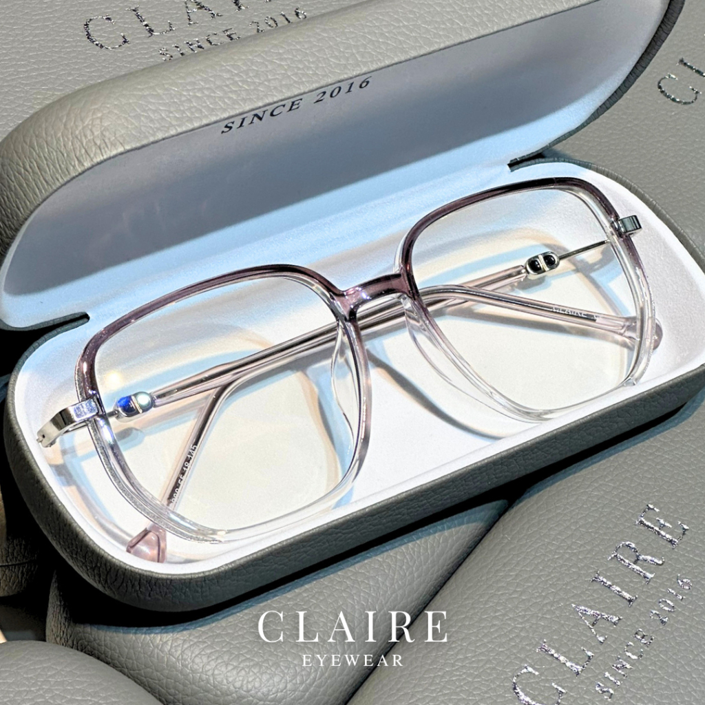 CLAIRE : (LD) แว่นสายตาสั้น รุ่น Lady สวยฉ่ำมากก หน้าใหญ่ใส่ปังสุด