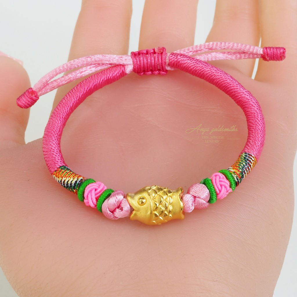 Charm ปลาทอง น้ำหนัก 0.55-0.6 กรัม ทองคำแท้ 99.9%