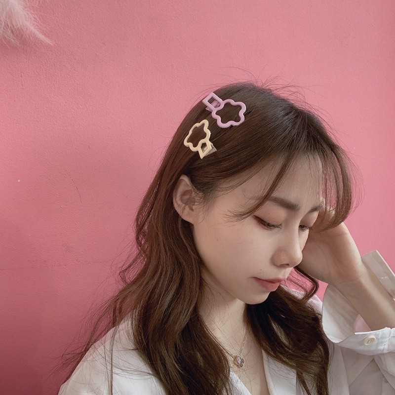 Cute 012 กิ๊บติดผม กิ๊บหนีบดอกไม้ สไตล์เกาหลี มี 7 สี