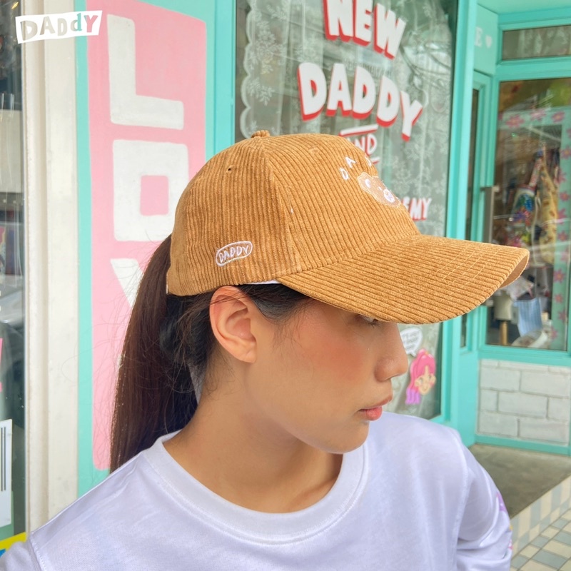 DADDY | Cap Bear Brown หมวกน้องหมีสีน้ำตาลสุดน่ารัก