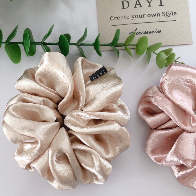 DAY 1 scrunchies โดนัทมัดผม ยางรัดผม