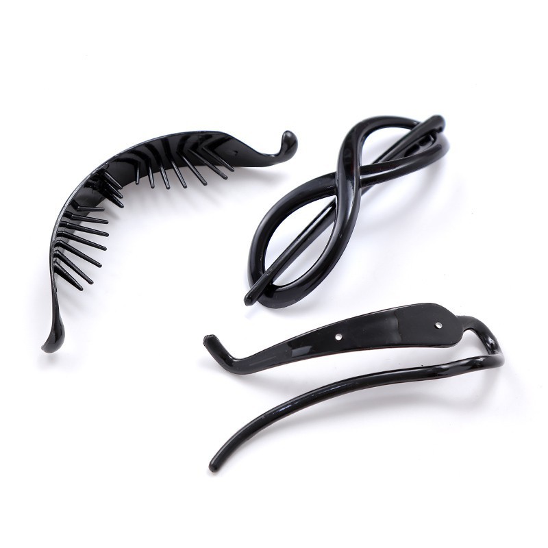 DIY small clip banana ponytail clip hair tool manual hair accessories material accessories twist hairpin hairpin catch clip