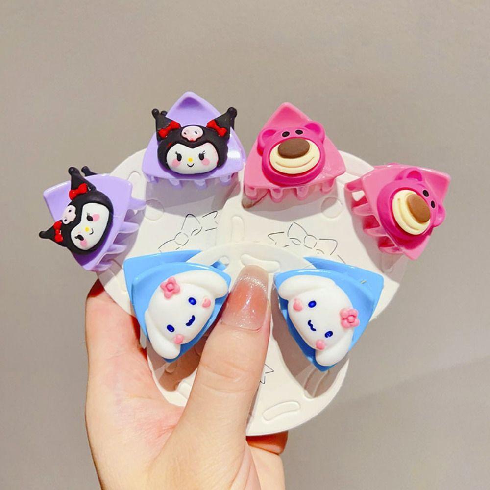 Daishen1 กิ๊บติดผม ทรงสามเหลี่ยม ลายการ์ตูน My Melody BB Kawaii Cinnamorol สีแคนดี้ สําหรับเด็กผู้หญิง