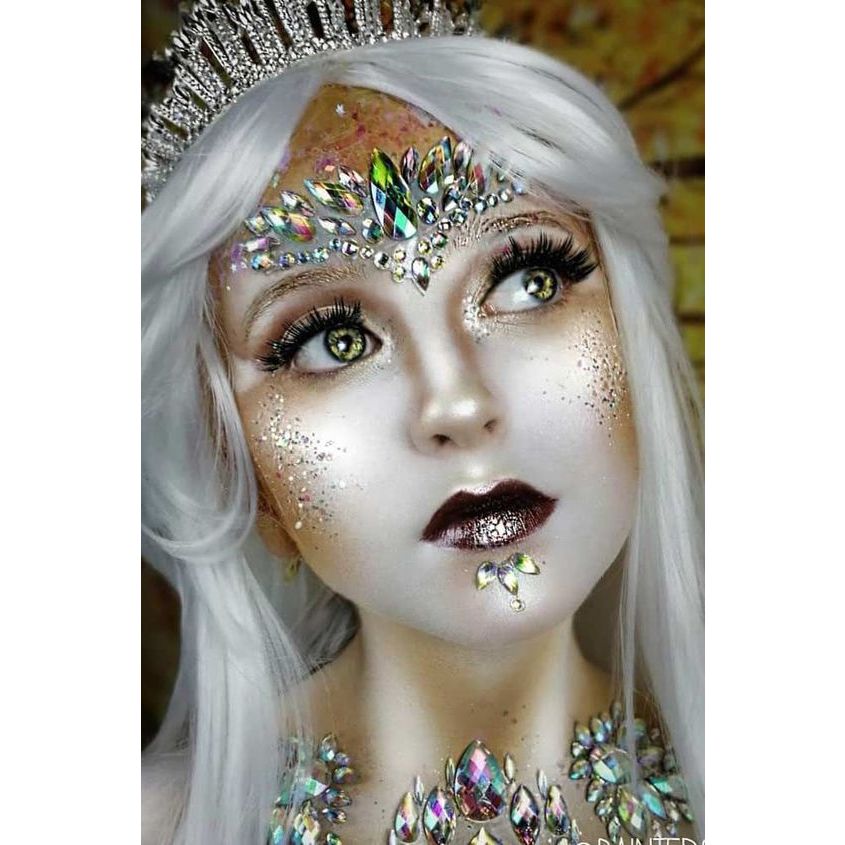 FaceGem คริสตัลใหญ่ ติดหน้า สติ๊กเกอร์ คริสตัล