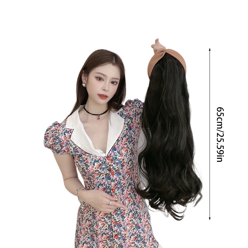 Fancy วิกผมยาวหยิก ครึ่งหัว ถอดออกได้ สําหรับผู้หญิง