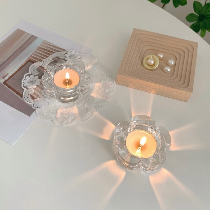 Flgo แม่พิมพ์เชิงเทียน เรซิน รูปดอกไม้ DIY สําหรับตกแต่งบ้าน