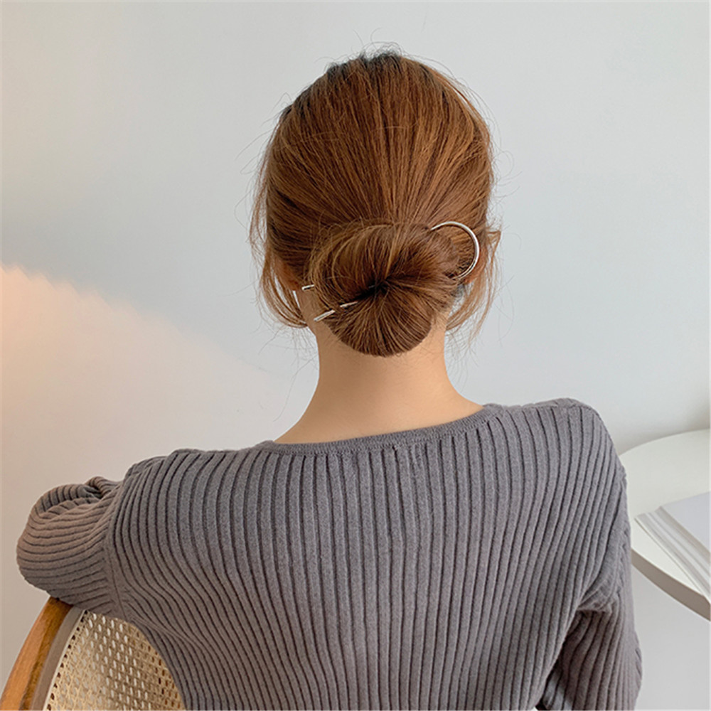 Hair Waved U-shaped Bobby Pin Barrette Salon Grip Clip Hairpins