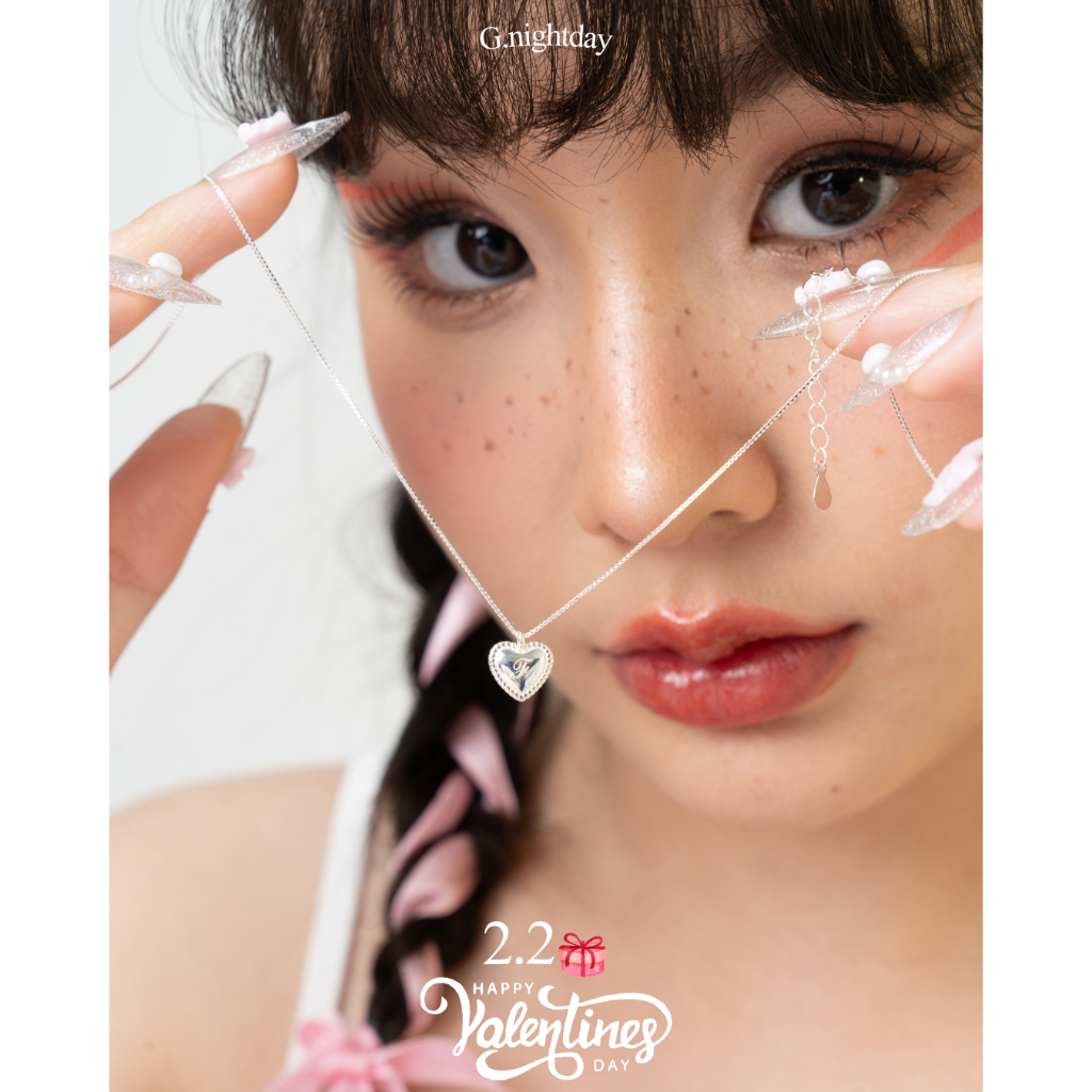 Harmony necklace สร้อยคอหัวใจเงินแท้ S925 วาเลนไทน์ valentine