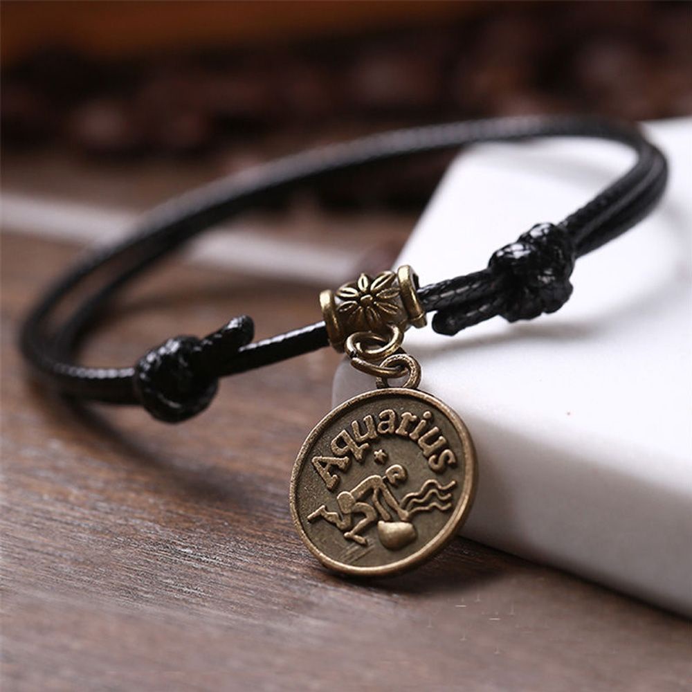 IVORY Ankle Chain 12 Constellations Men Foot Jewelry Anklet Beach Sandal Bracelet Fashion South Personality Foot Chain