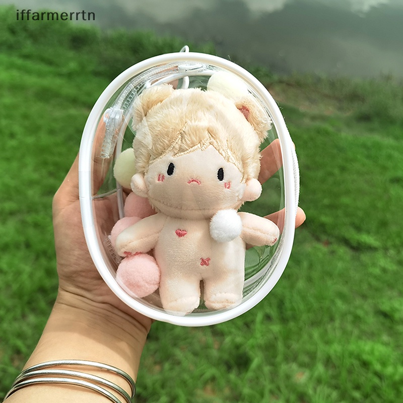 If กระเป๋าตุ๊กตา PVC ใส 10 ซม. สําหรับตุ๊กตาการ์ตูนอนิเมะ hye
