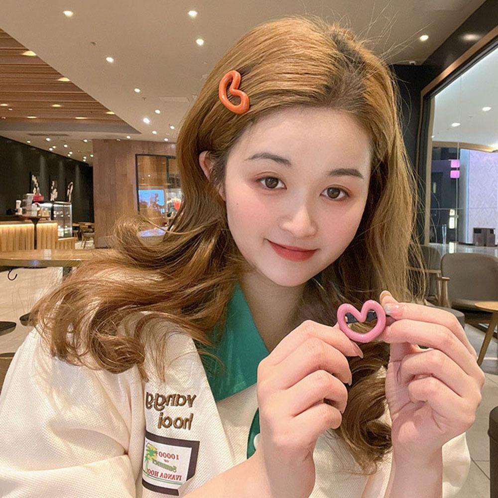 Ivory กิ๊บติดผม รูปหัวใจน่ารัก กลวง ของขวัญ สําหรับผู้หญิง Y2K