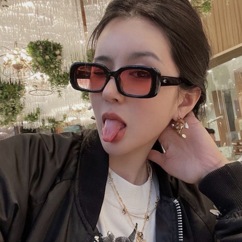 (JIUERBA) แว่นตากันแดด ไล่โทนสี ทรงสี่เหลี่ยม สไตล์ตะวันตก แฟชั่นเรโทร