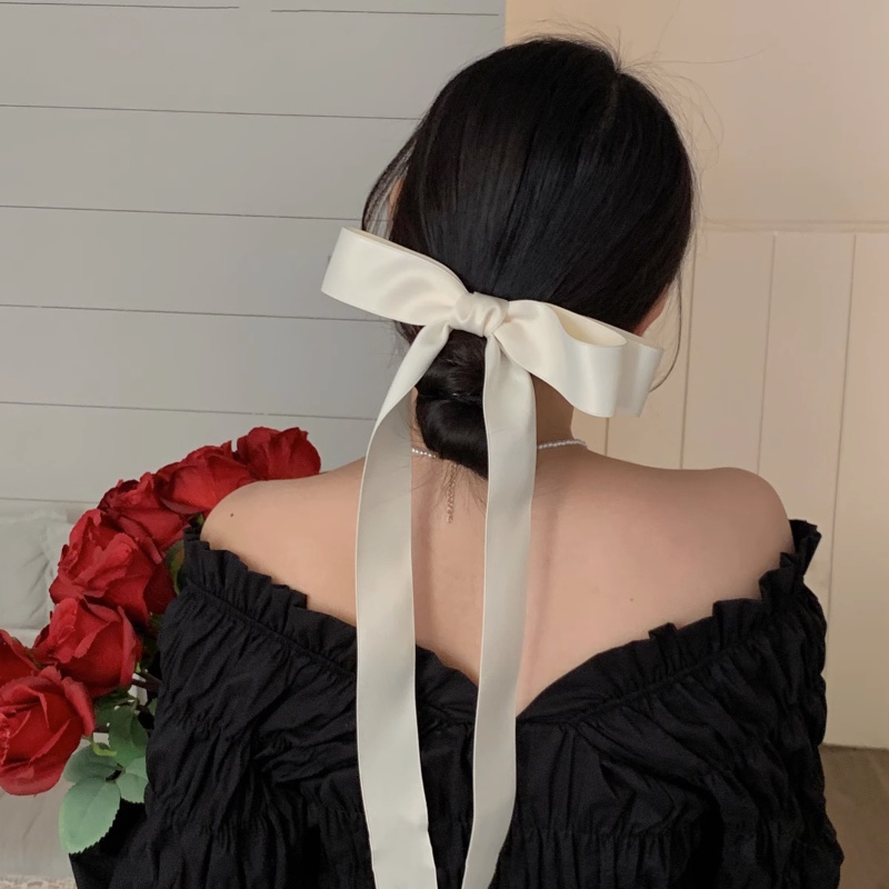 Jennie กิ๊บติดผม ประดับโบว์ สไตล์ฝรั่งเศส สําหรับผู้หญิง