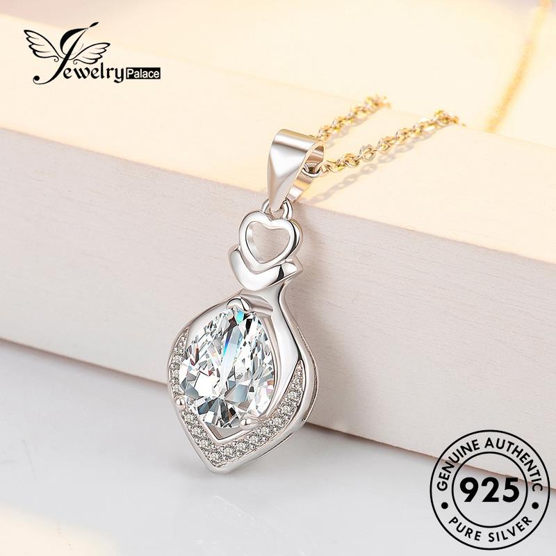 Jewelrypalace สร้อยคอเงิน 925 จี้รูปไพลิน เครื่องประดับสตรี N124
