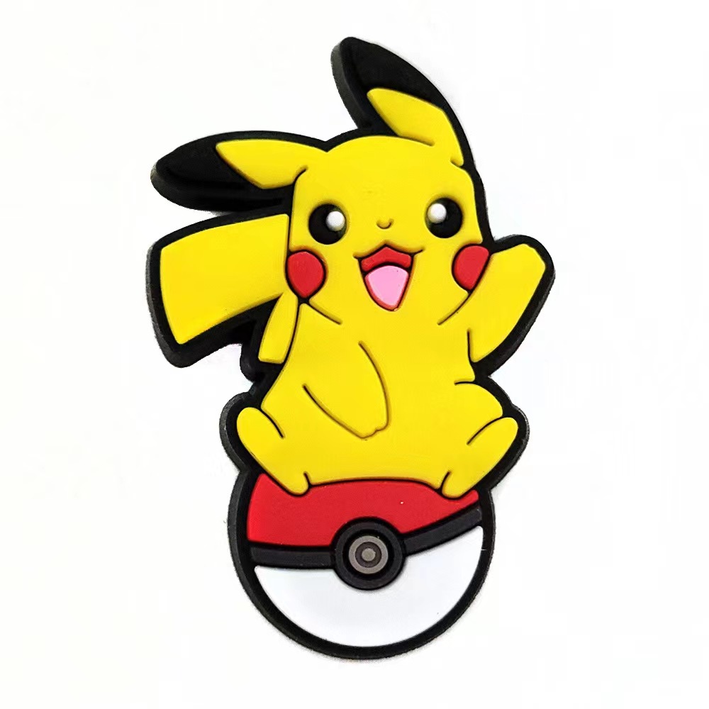 Jibz เข็มกลัด ลายการ์ตูนโปเกม่อนน่ารัก DIY สําหรับตกแต่งรองเท้าแตะ