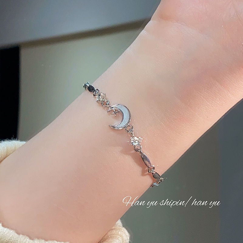 Jojo COCO Brilliant Star and Moon สร้อยข้อมือ รูปทรงเรขาคณิต สําหรับผู้หญิง