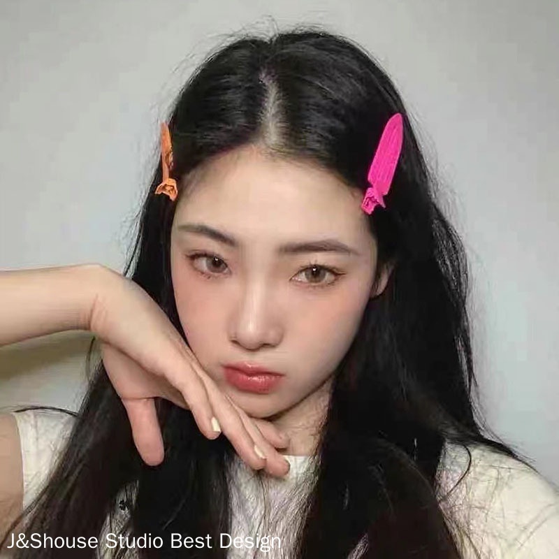 Kf383 กิ๊บติดผม โลหะ สีแคนดี้ แฟชั่นเกาหลี สําหรับแต่งหน้า เครื่องประดับผม
