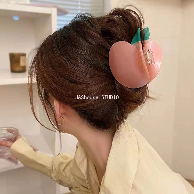 Kf644 ใหม่ กิ๊บติดผม รูปผลไม้น่ารัก ขนาดเล็ก และขนาดกลาง สไตล์เกาหลี สําหรับผู้หญิง