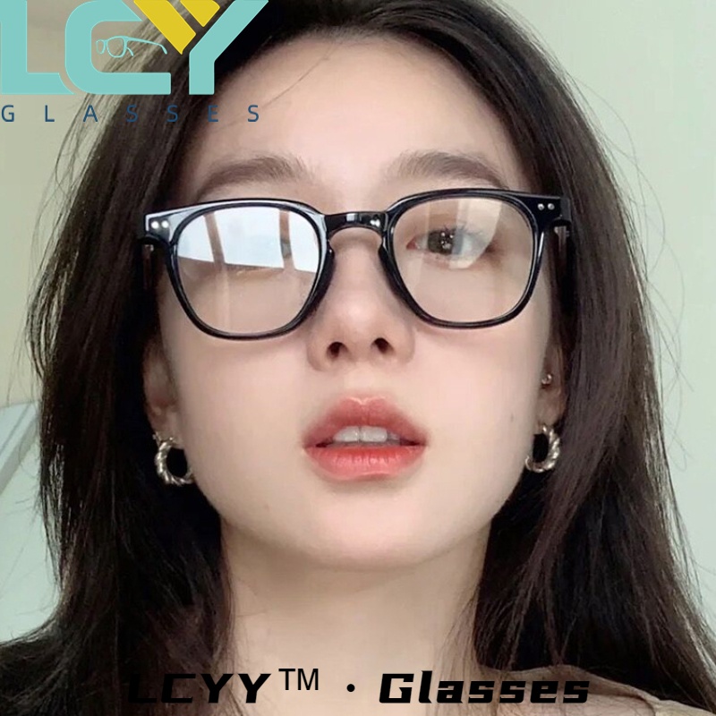Lcyy2023 ใหม่ แว่นตาแฟชั่น ป้องกันแสงสีฟ้า สไตล์เรโทร สําหรับนักเรียน 5273
