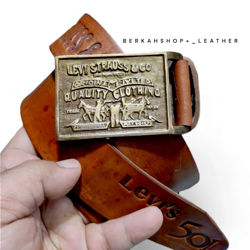 Levis Belt IPLV01 Levis เข็มขัดหนังแท้