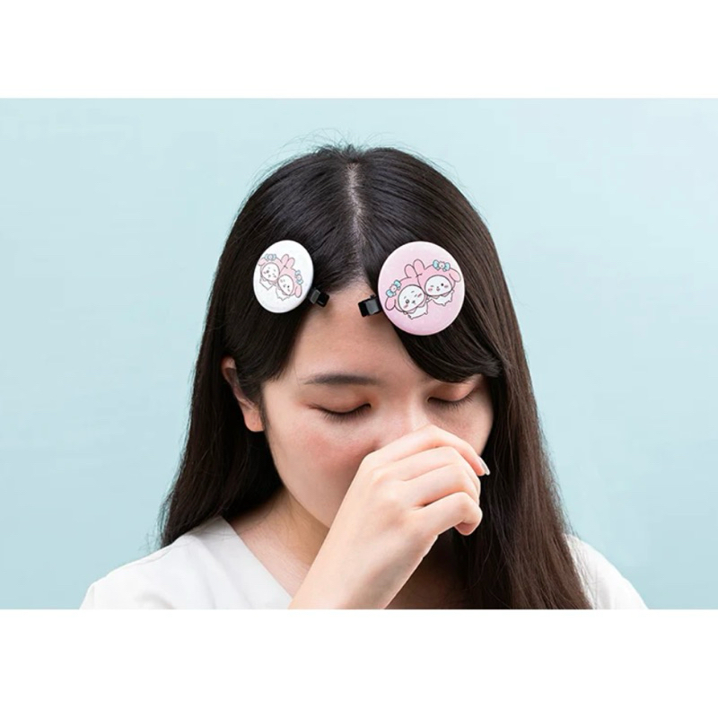[Limited! ของแท้จากญี่ปุ่น ] กิ๊บติดผมหน้าม้า Chiikawa x Sanrio Characters Kankan Hair Clips เซ็ตกิ๊บคู่ชิอิคาวะซานริโอ