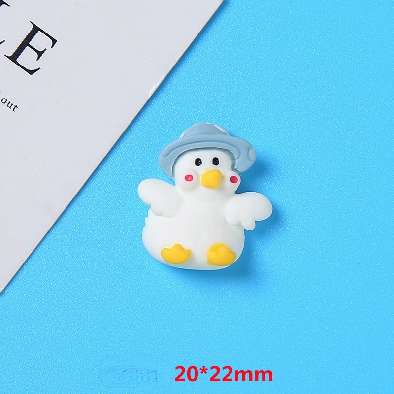 [MEET] เครื่องประดับเรซิ่น รูปเป็ดน่ารัก แฮนด์เมด DIY 1 ชิ้น ต่อถุง