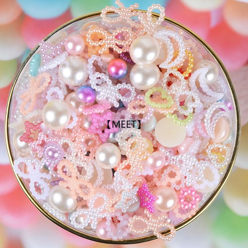 [MEET] ไข่มุกเทียม DIY สําหรับทําเครื่องประดับ 10 กรัม ต่อแพ็ค