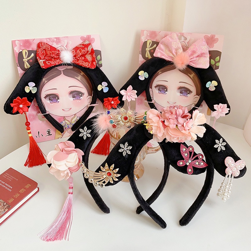 [Magpie] เครื่องประดับ ที่คาดผม รูปธงเจ้าหญิงน่ารัก สไตล์โบราณ สําหรับผู้หญิง