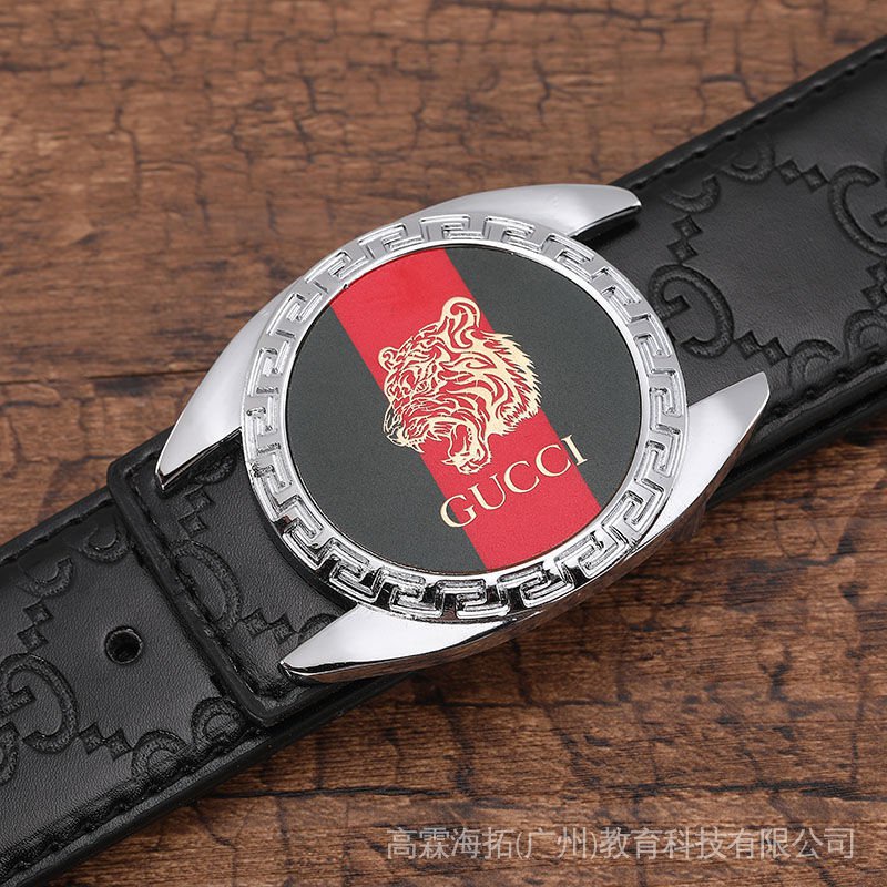 Medusa Red Versace เข็มขัดลําลอง เข้ากับทุกการแต่งกาย แฟชั่นสําหรับผู้ชาย วัยรุ่น 87WP