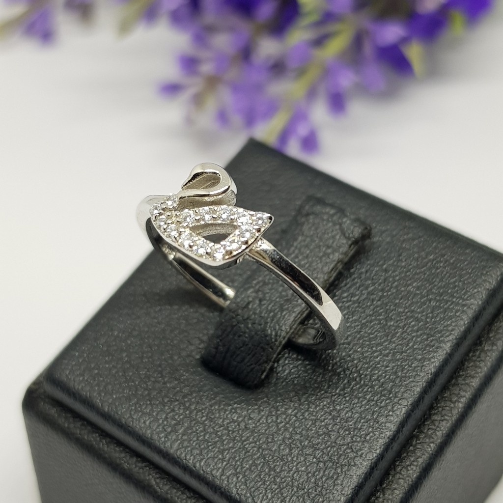 Memorine Jewelry แหวนเงินแท้ 925 ฝังเพชรสวิส(CZ) : ONLR343