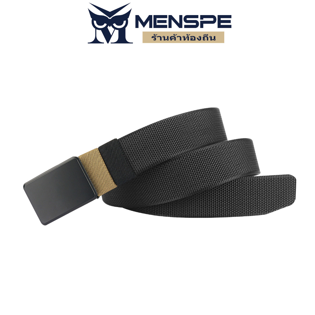 Menspe เข็มขัดยุทธวิธีกลางแจ้ง สายคาดเอวไนลอน