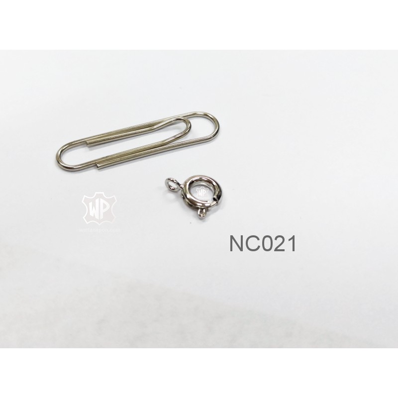 NC-021 ตะขอกลมขนาด7มม. 10 ชิ้น สำหรับสร้อยคอและสร้อยข้อมือ