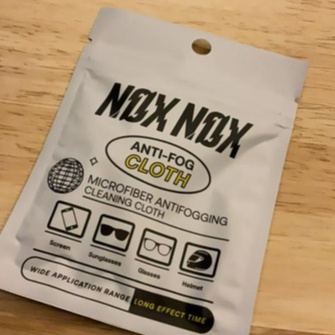 NOX NOX - Anti Fog ผ้าเช็ดเลนส์กันหมอกฝ้า ผ้าเช็ดแว่น ผ้าเช็ดเลนส์ ใส่แมสไม่ขึ้นฝ้า 100%