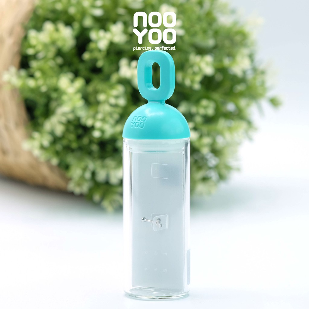 NooYoo ต่างหูสำหรับผิวแพ้ง่าย จิว Micro CZ (Single / Baguette)