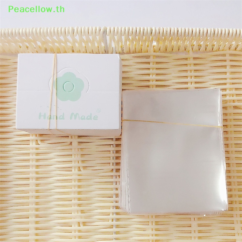 Peacellow ถุงกระดาษแข็ง ลายดอกไม้ สําหรับใส่กิ๊บติดผม สร้อยคอ สร้อยข้อมือ ต่างหู 50 ชิ้น