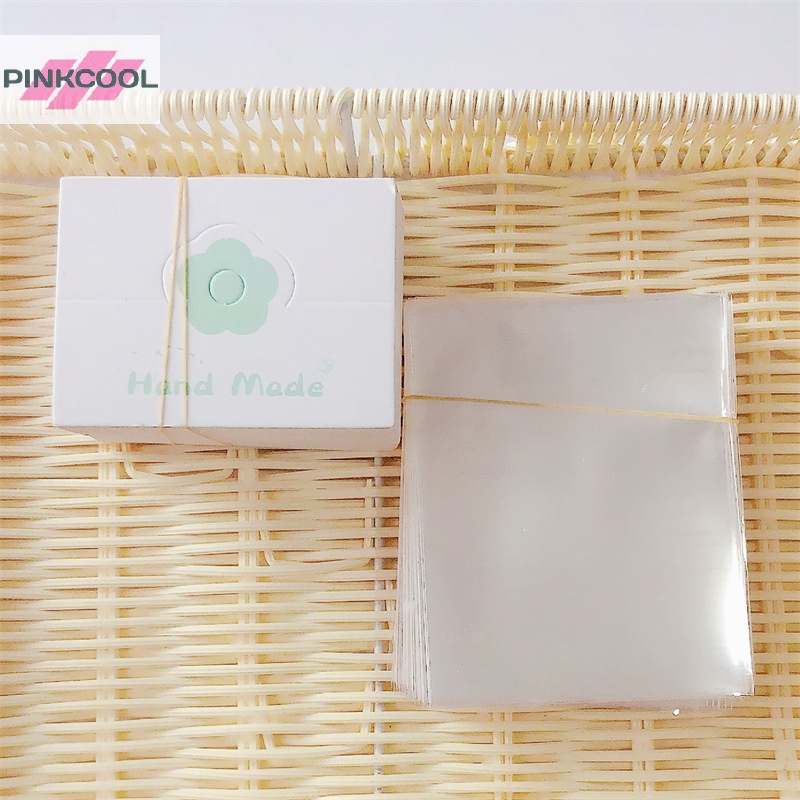 Pinkcool ขายดี ถุงกระดาษแข็ง ลายดอกไม้ สําหรับใส่กิ๊บติดผม สร้อยคอ สร้อยข้อมือ ต่างหู 50 ชิ้น