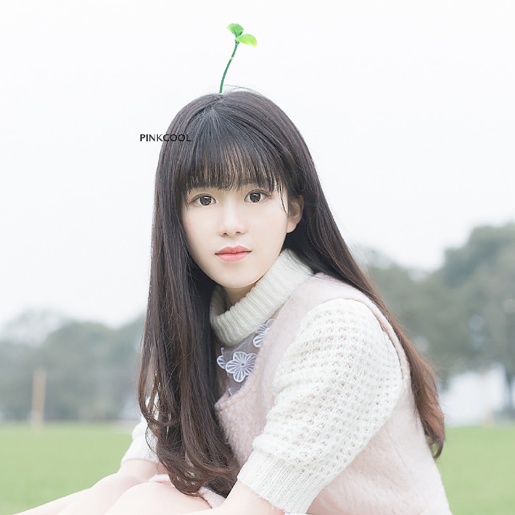 Pinkcool คลิปหนีบหญ้า รูปเห็ด ดอกไม้น่ารัก แฟชั่นสําหรับทุกเพศ 4 ชิ้น