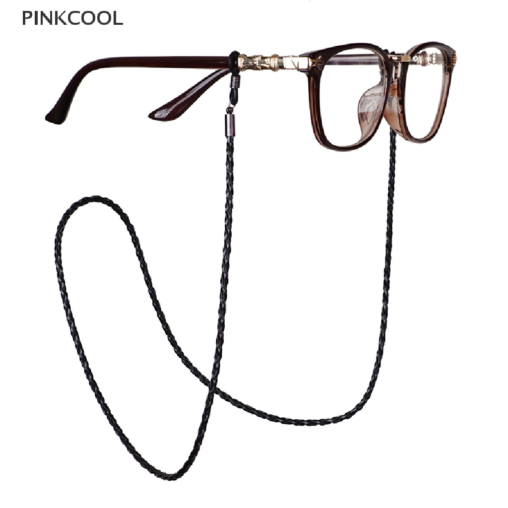 Pinkcool สายคล้องแว่นตากันแดด หนังถัก แบบหนา