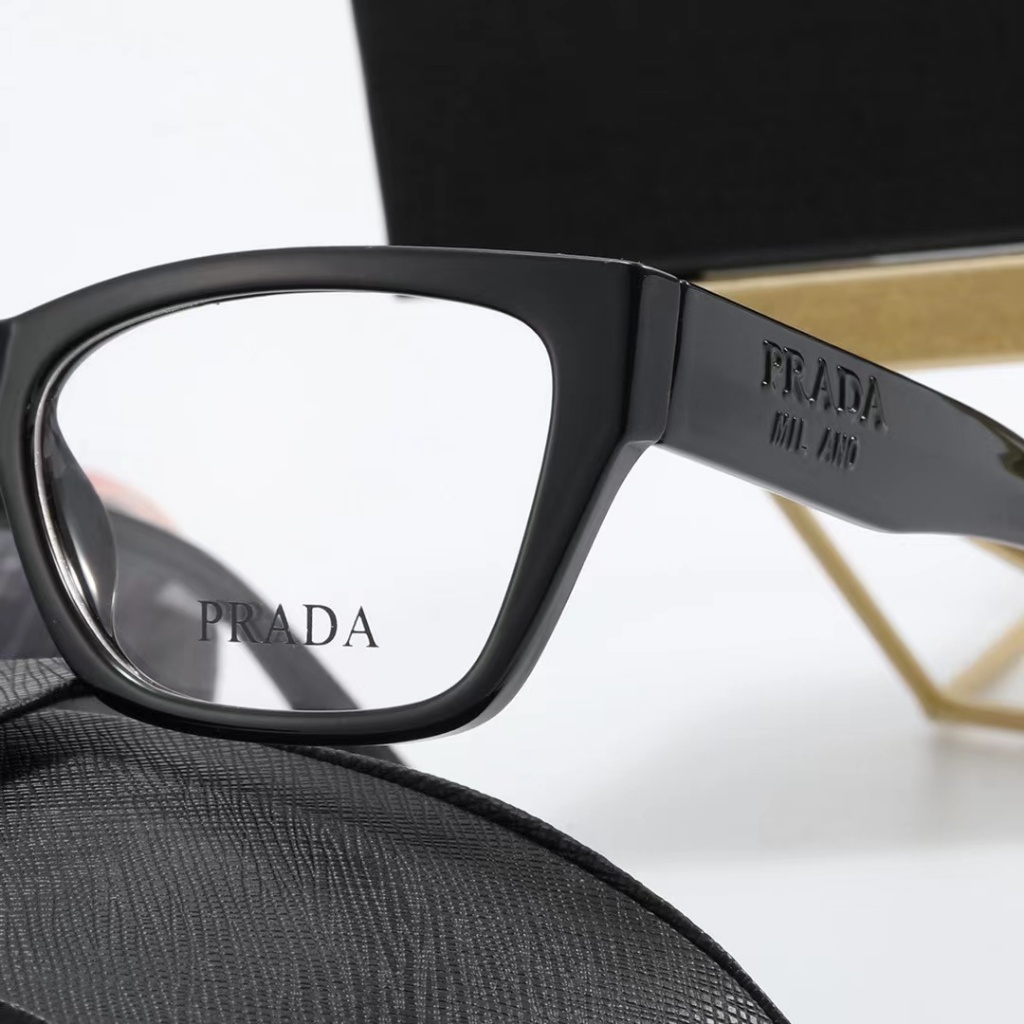 Prada ใหม่ แว่นตากันแดดแฟชั่น หรูหรา คุณภาพสูง ป้องกันรังสียูวี UV400