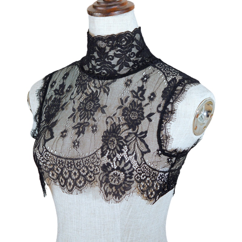 Royal เสื้อลูกไม้ครึ่งแขนครึ่งตัวถอดออกได้สําหรับสุภาพสตรี