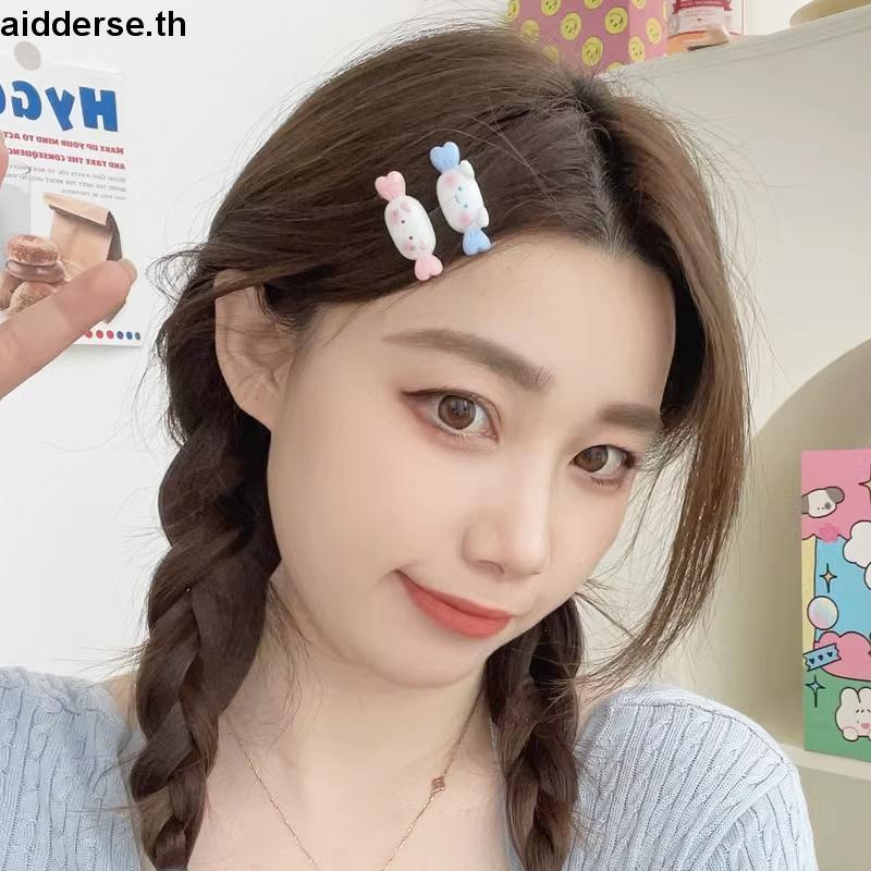 SANRIO กิ๊บติดผม รูปการ์ตูนซานริโอ้น่ารัก สีแคนดี้ สไตล์ญี่ปุ่น สําหรับผู้หญิง