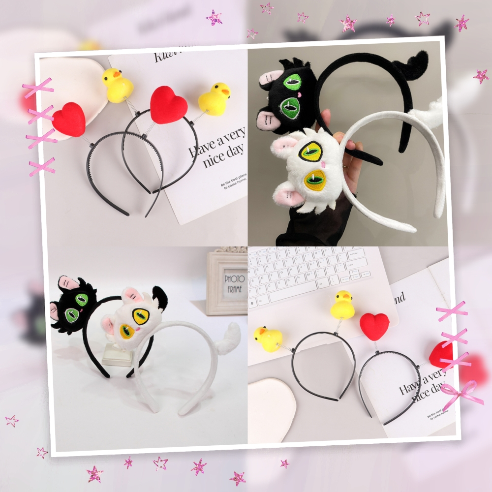 Shakangcool ที่คาดผม ลายการ์ตูนปีศาจ ตลก อุปกรณ์เสริม สําหรับงานพรอมวันเกิด