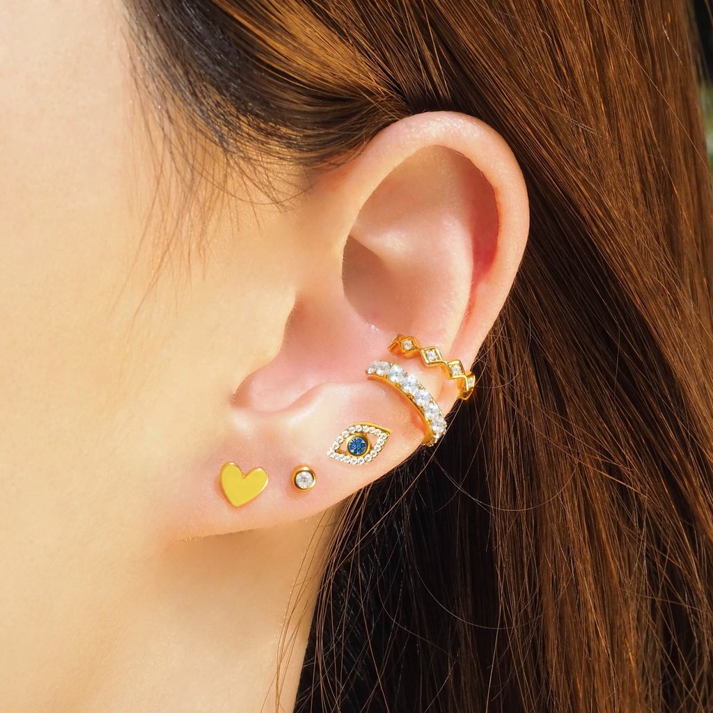 Shependence ต่างหูก้านนัยน์ตาปีศาจคริสตัล (The Eye Crystal Earrings)