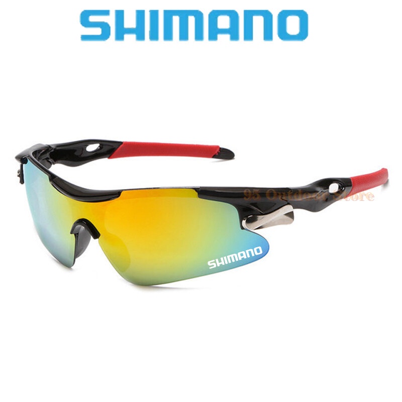 Shimano UV 400 แว่นตากันแดด เลนส์โพลาไรซ์ สําหรับขี่จักรยาน ตกปลา กีฬากลางแจ้ง