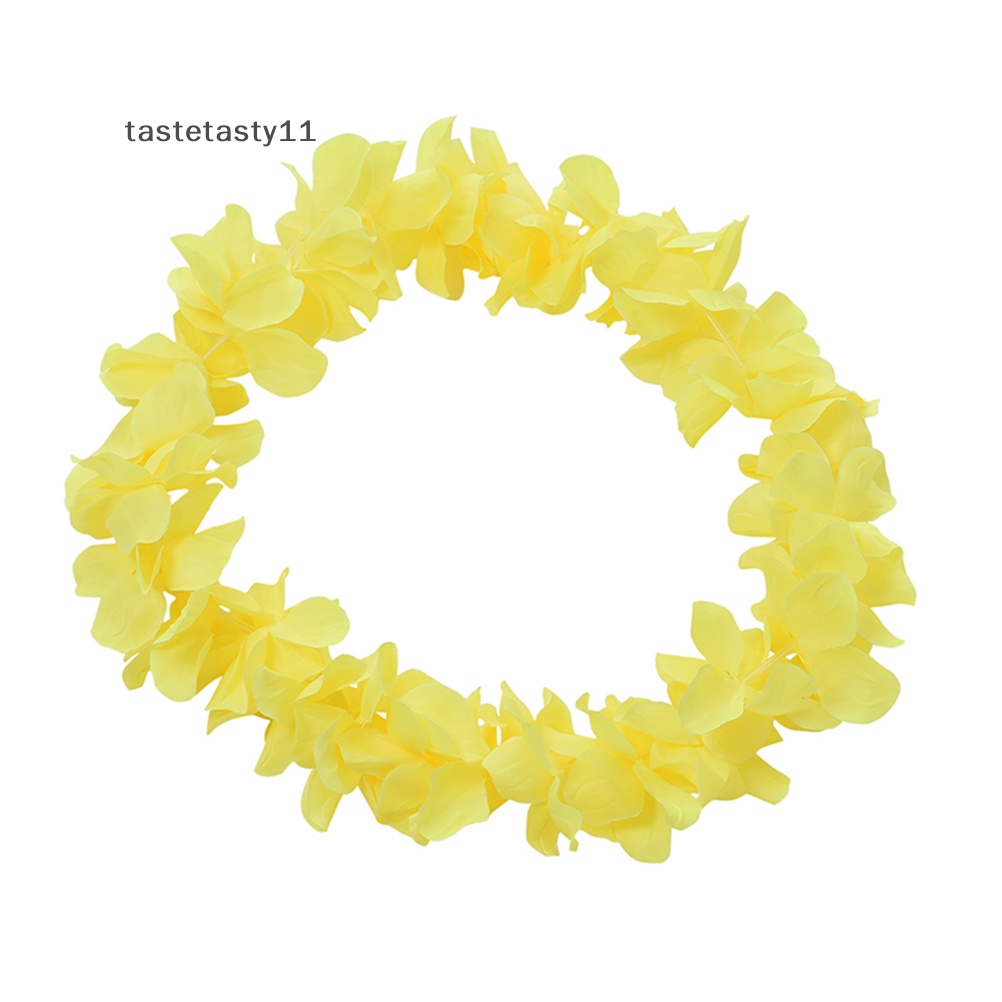 Ta พวงมาลัยดอกไม้ปลอม ผ้าไหม สไตล์ฮาวาย 8 สี สําหรับเต้นรํา ปาร์ตี้ TH