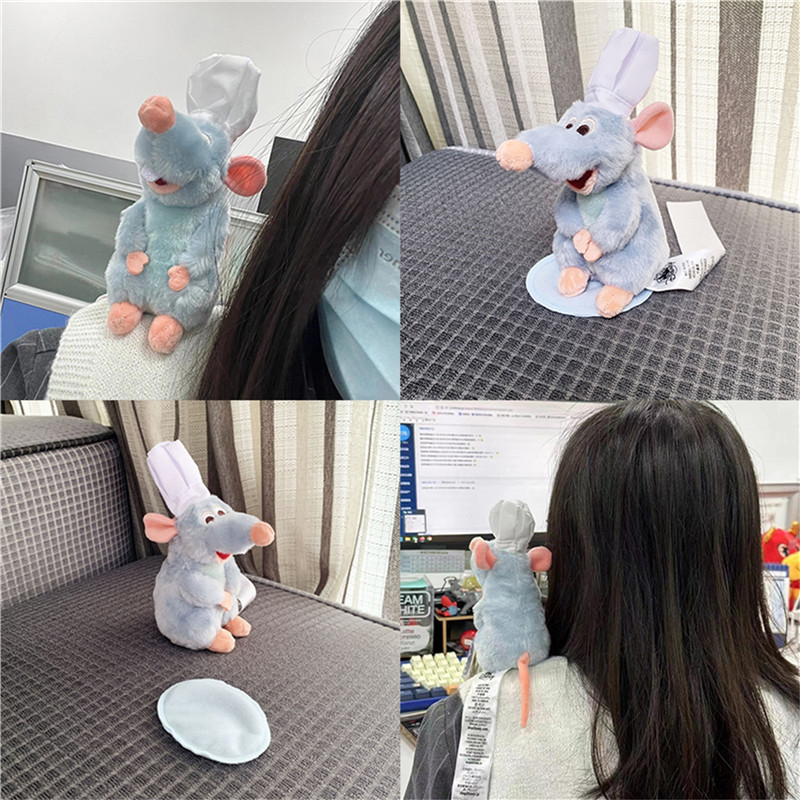 Tiktok Ratatouille ที่คาดศีรษะ รูปตุ๊กตา ผ้ากํามะหยี่ขนนิ่ม ปีกกว้าง เครื่องประดับ สําหรับล้างหน้า