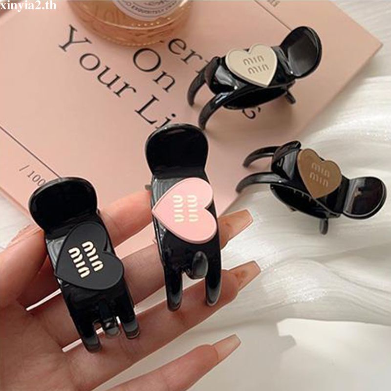 XINYIA2 ใหม่ กิ๊บติดผมหางม้า ลายตัวอักษร love สีแดง สําหรับผู้หญิง