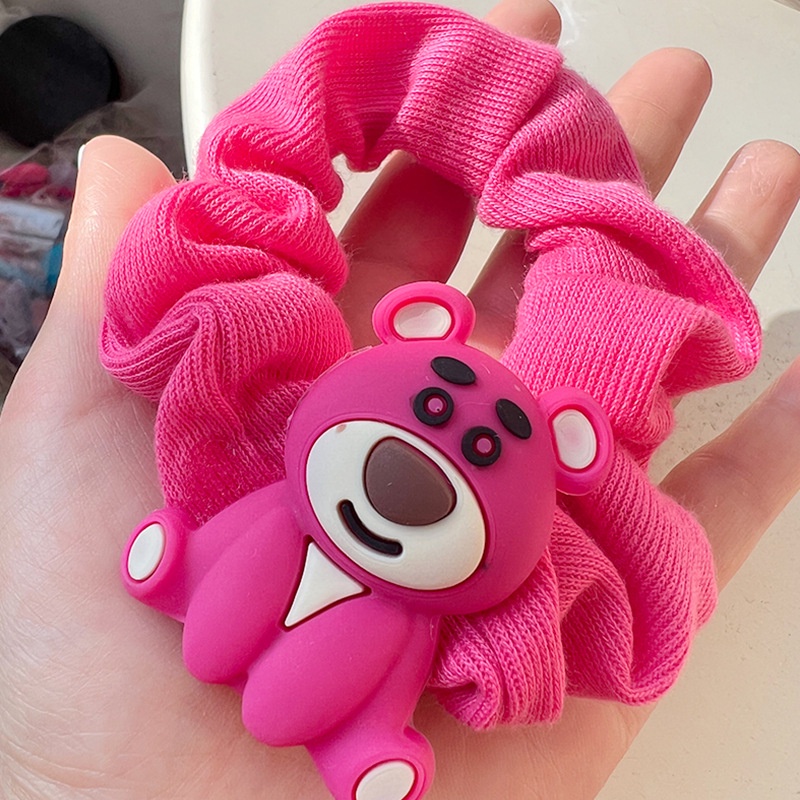 Yb3 Lotso ยางรัดผม ลายการ์ตูนหมี ดอกไม้น่ารัก เครื่องประดับ สําหรับเด็กผู้หญิง BY3