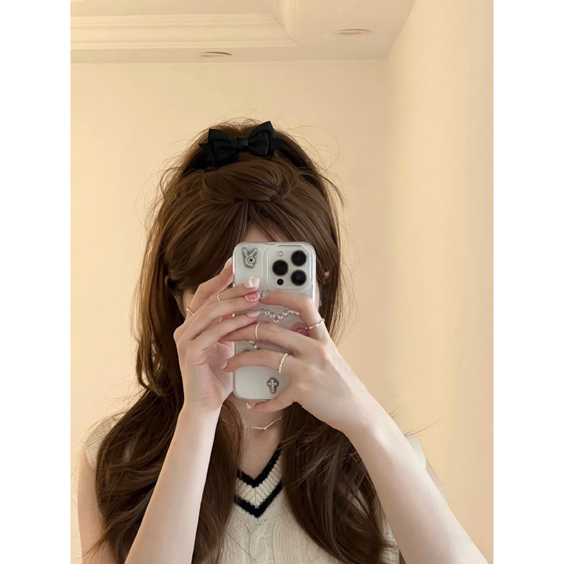blinkgirl 〰️ 10.10 new arrivals  พร้อมส่ง   hair clips  กิ๊บติดผมโบว์ ได้ 2 ชิ้นน้า