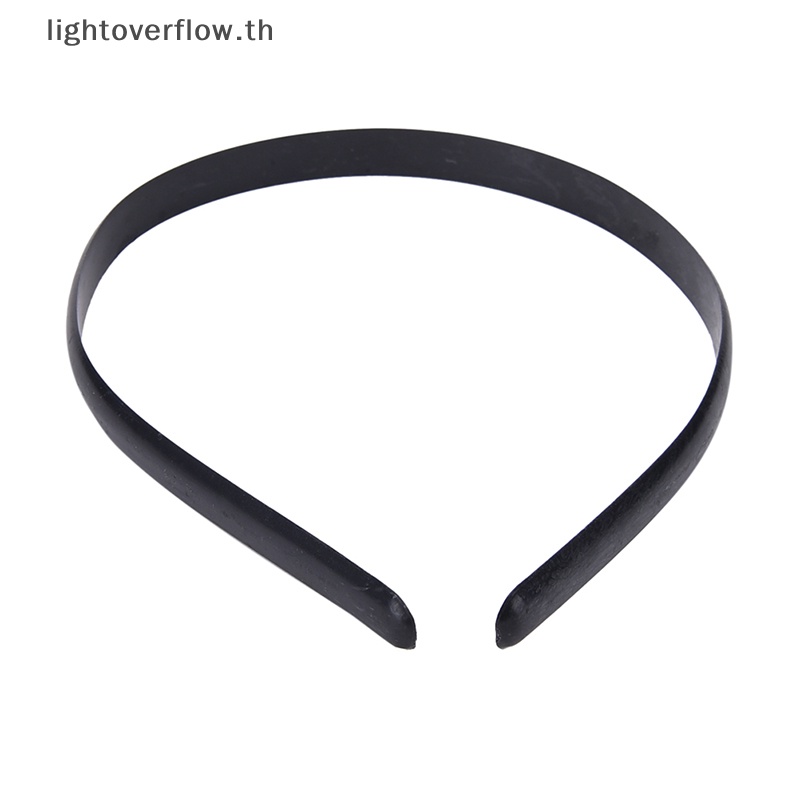 [lightoverflow] ที่คาดผมพลาสติก ไม่มีฟัน 2 สี DIY สําหรับเด็ก 10 ชิ้น ต่อชุด
